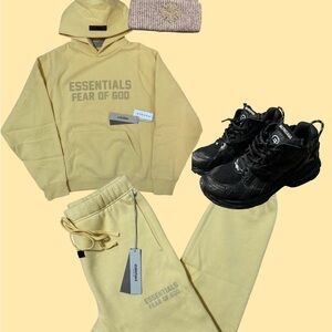 Fear of God Essentials Yellow Sweatpants